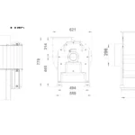 FTM-ABS-405-A 1.1KW 5000m³/H